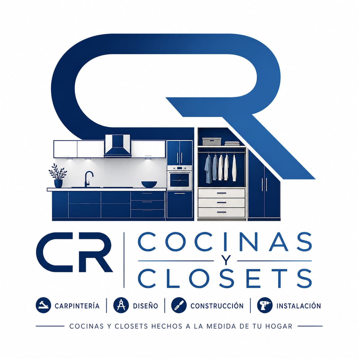 CR Cocinas y Closets Logo